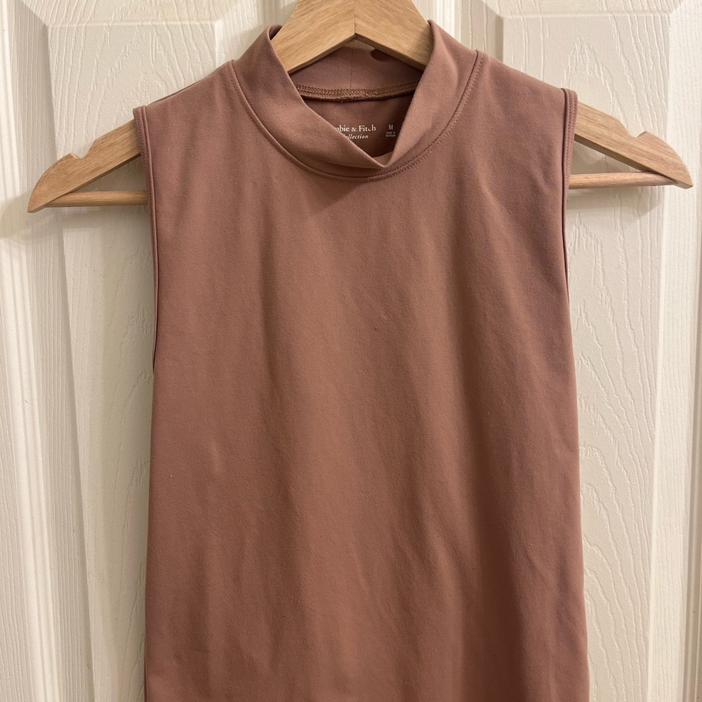 Abercrombie Mock Neck Bodysuit Soft AF